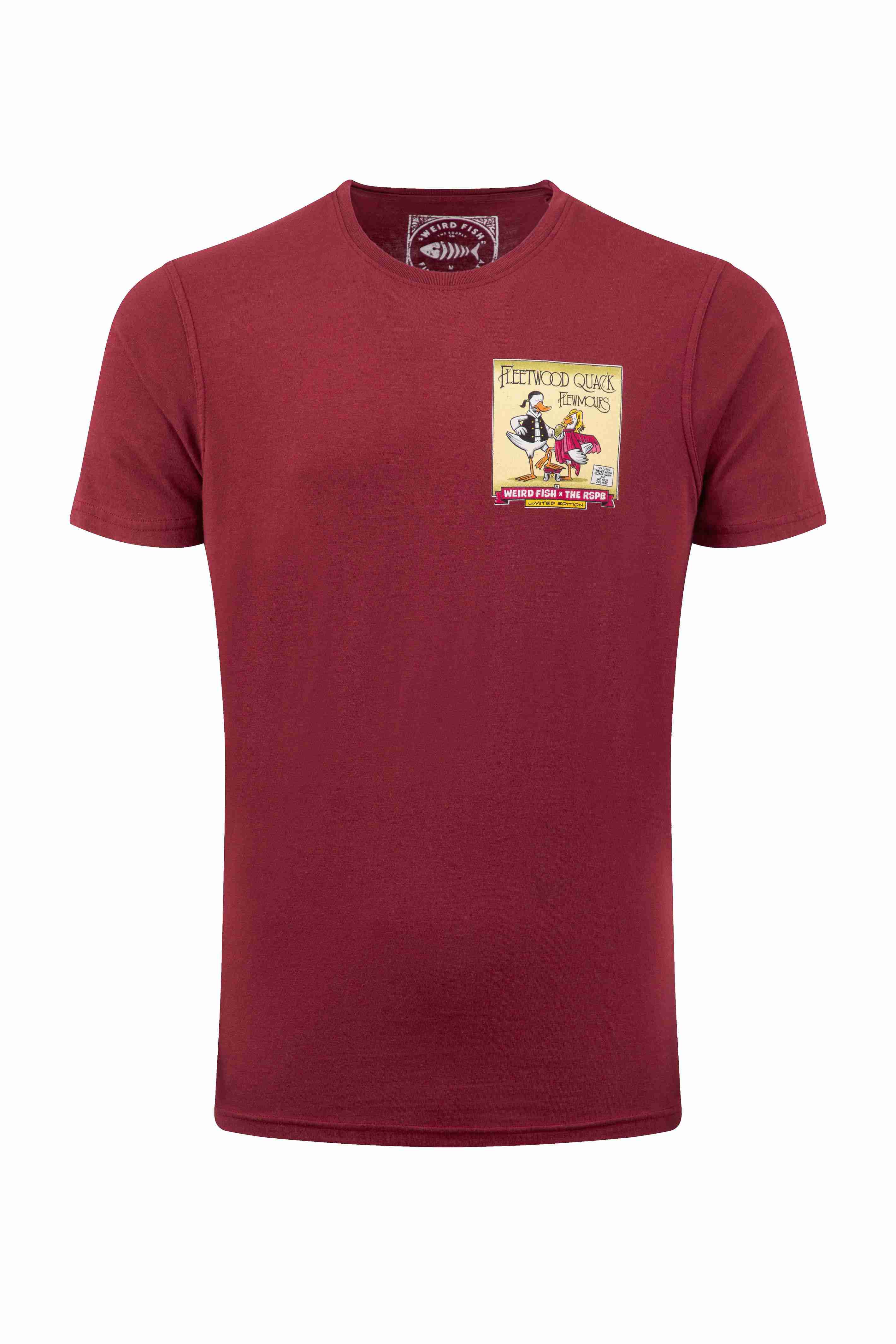 Flewmours RSPB Collaboration Back Print Artist T-Shirt Port