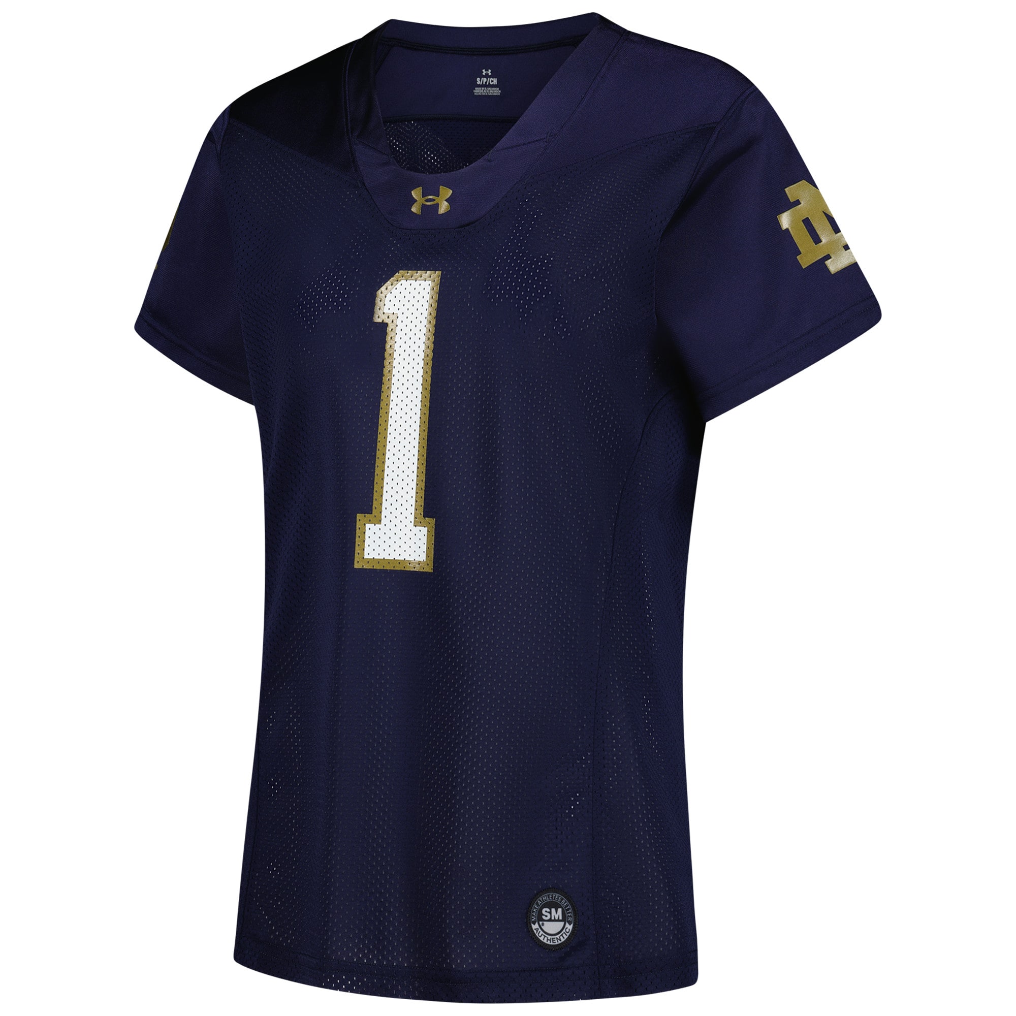 [DDG] Notre Dame Fighting Irish Women's Replica Football Jersey - Navy