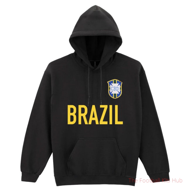Brazil National Team Text Hoody (Black)
