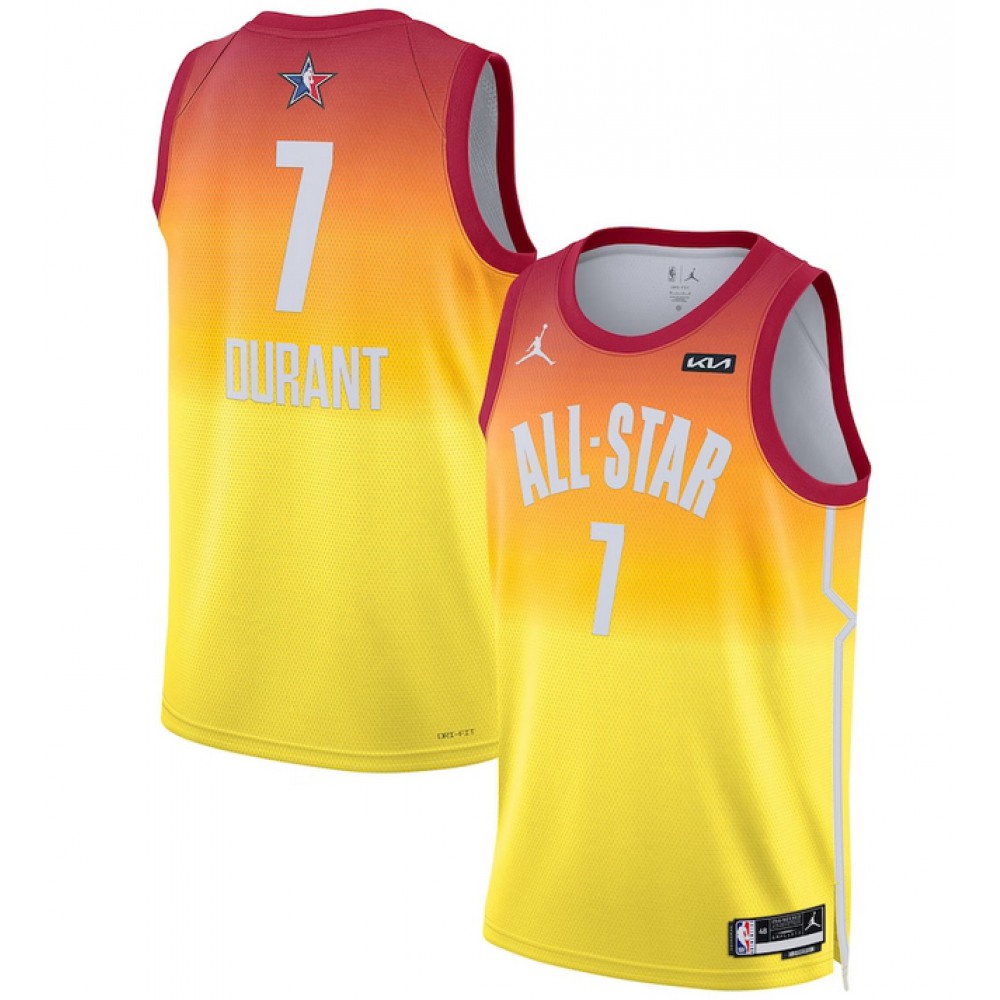Premium Kevin Durant7 Jersey Orange - - NBA Collection