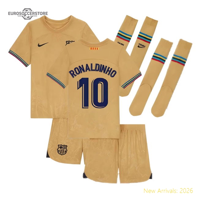Football Team Ronaldinho Premium Kids Jersey Dri-fit Easy-care