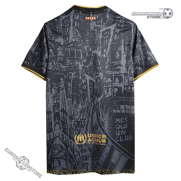 Barcelona 23-24 Season Limited Edition Black Football Jersey