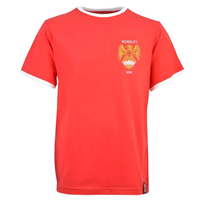 Official Licensed Football Manchester Reds #1958 Fresh Look Devoted...