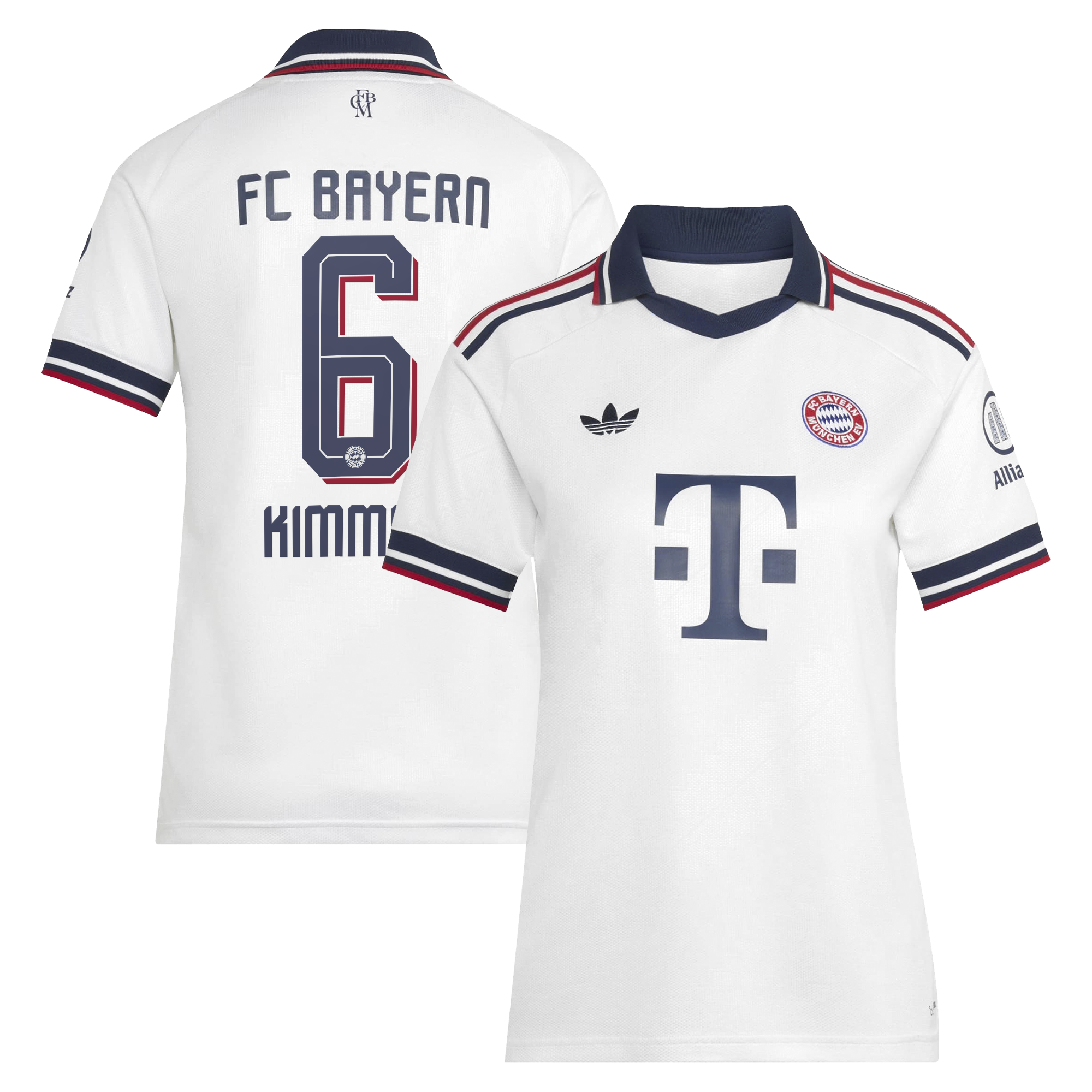 [SJH] Joshua Kimmich Bayern Munich Women's 2026/27 Away Replica Jersey - White