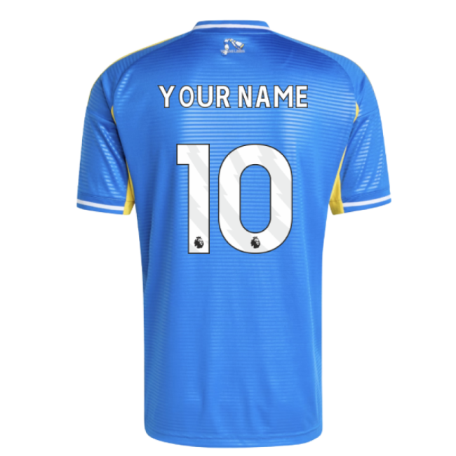 Premium-grade 2025-2026 Leeds Away Shirt (your Name) - Match Day Jersey