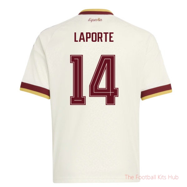 2026-2027 Spain Away Shirt (Kids) (Laporte 14)