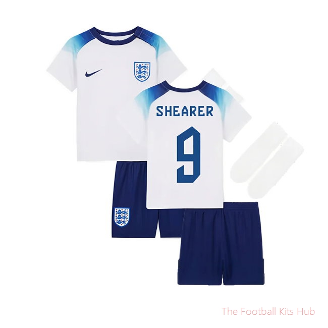 2022-2023 England Home Little Boys Mini Kit (Shearer 9)