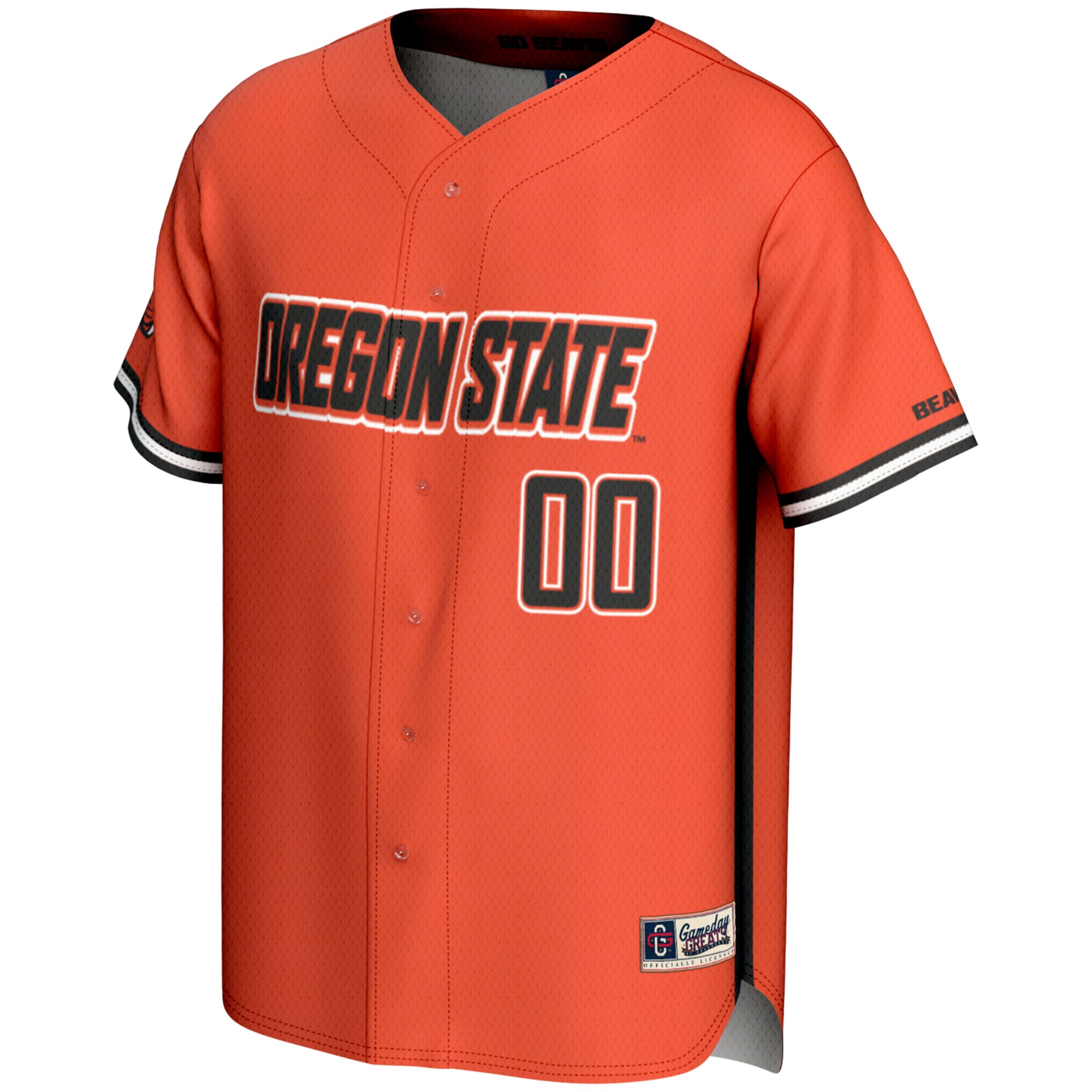 Oregon State Beavers GameDay Greats NIL Pick-A-Player Lightweight Baseball Jersey - Orange