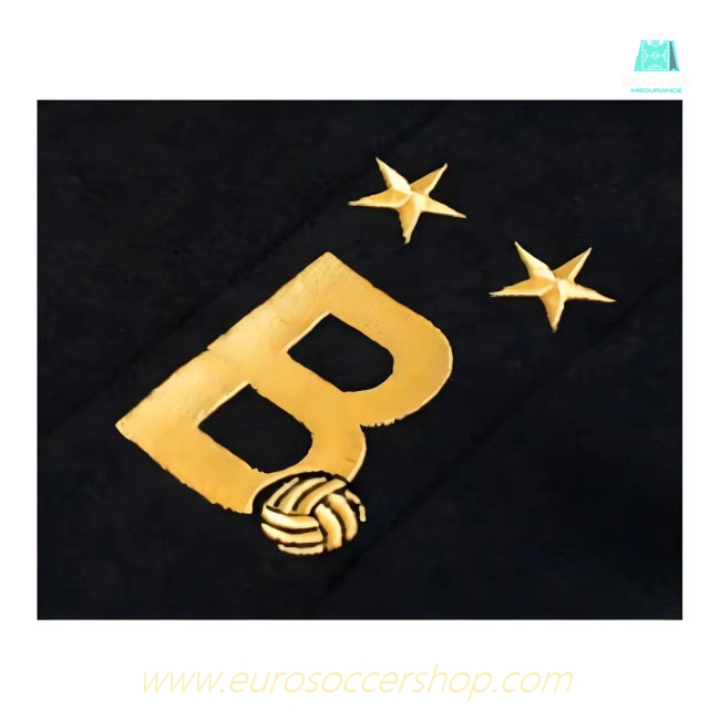 Borussia 2 Stars Away Retro Football Shirt