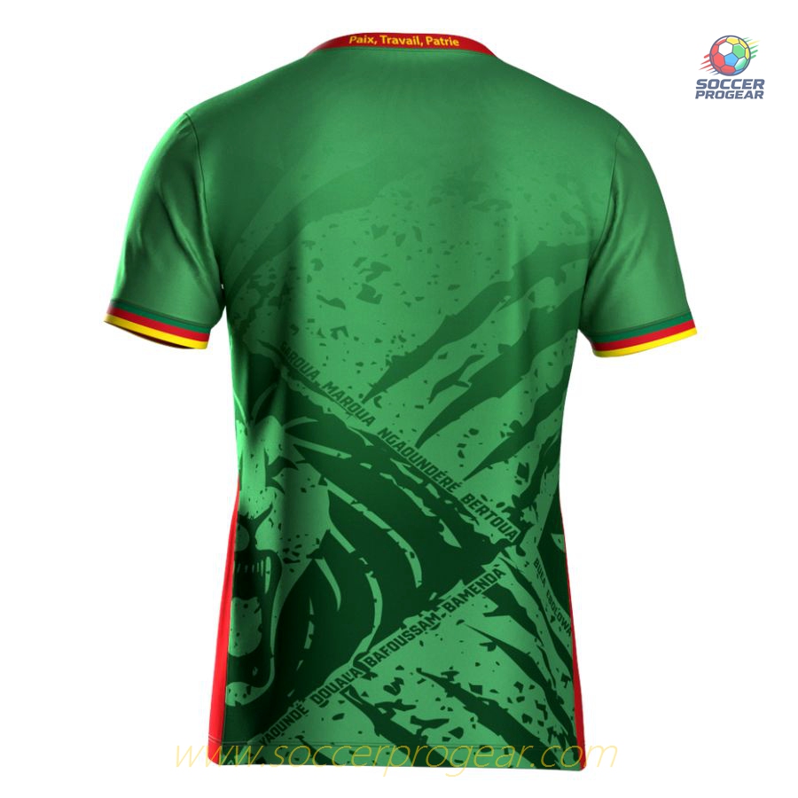 Cameroon Home Team Football Jersey 2025 Season 2026