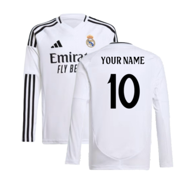 Authentic 2024-2025 Real Madrid Home With Classic Design