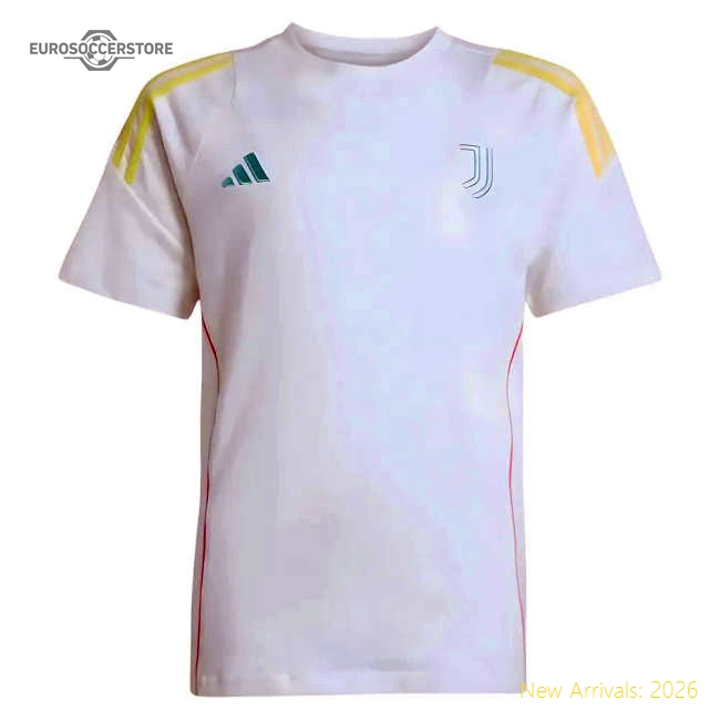 Match-Day 2025-2026 Juventus Training Tee (White) - Kids
