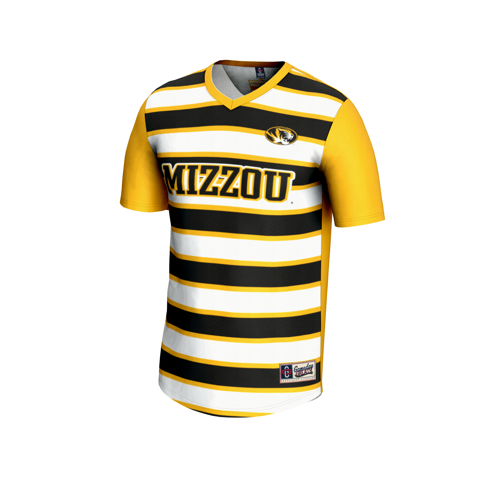 [ESK] Missouri Tigers GameDay Greats Youth Lightweight Soccer Fashion Jersey - Gold
