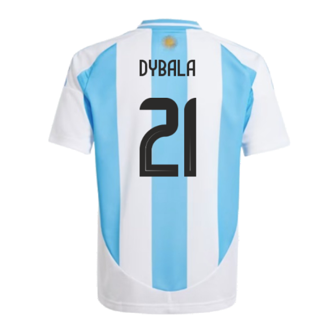 Cup 2024-2025 Argentina Home Shirt (Kids) (Dybala 21) Football