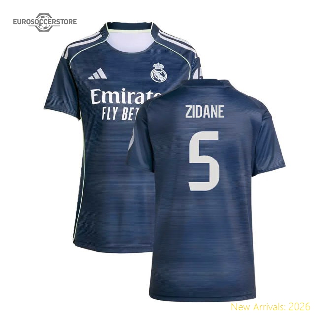 Official 2025-2026 Real Madrid Authentic Away Shirt (Womens) (Zidane