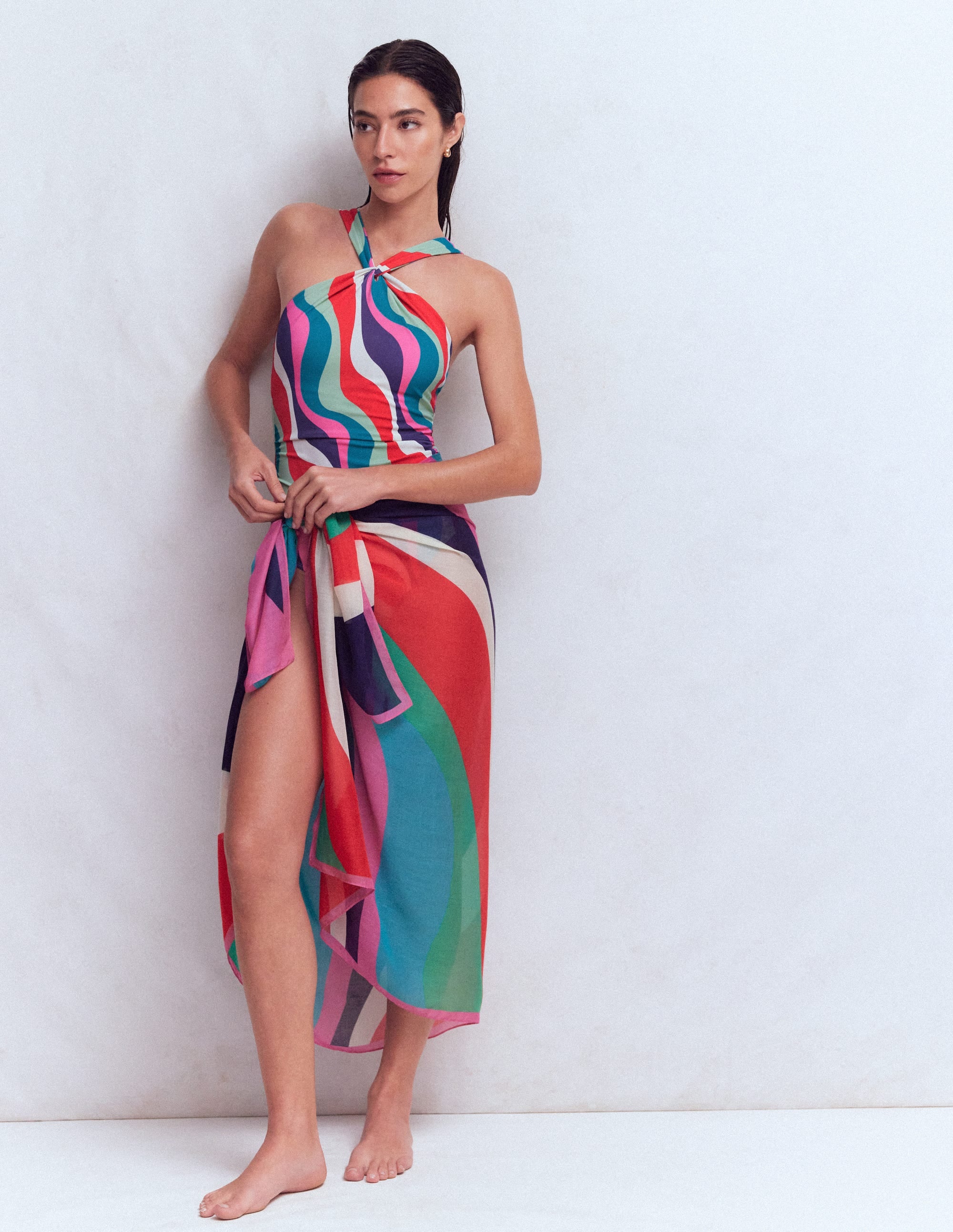 Printed Sarong Scarf