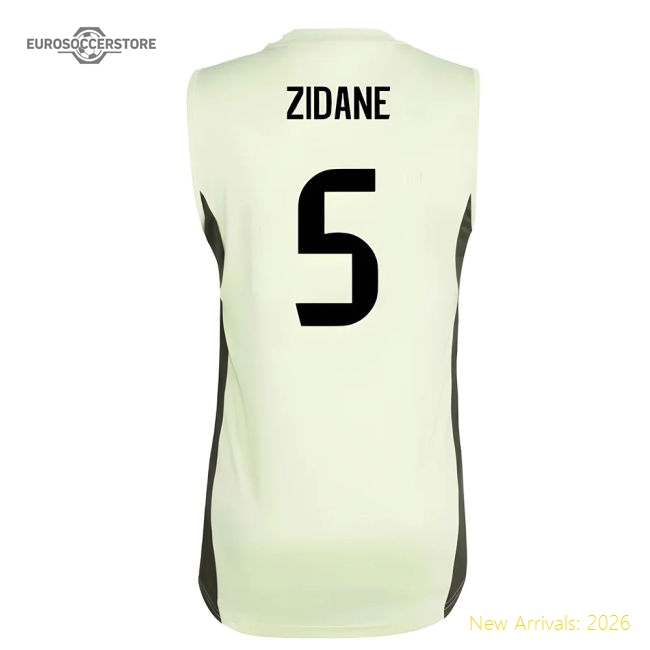 2025-2026 Real Madrid Sleeveless Training Jersey (almost Lime) (zid