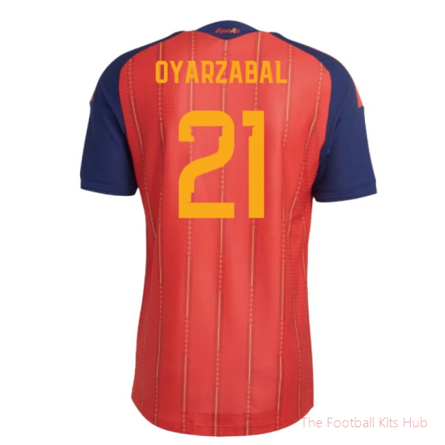 2026-2027 Spain Authentic Home Shirt (Oyarzabal 21)