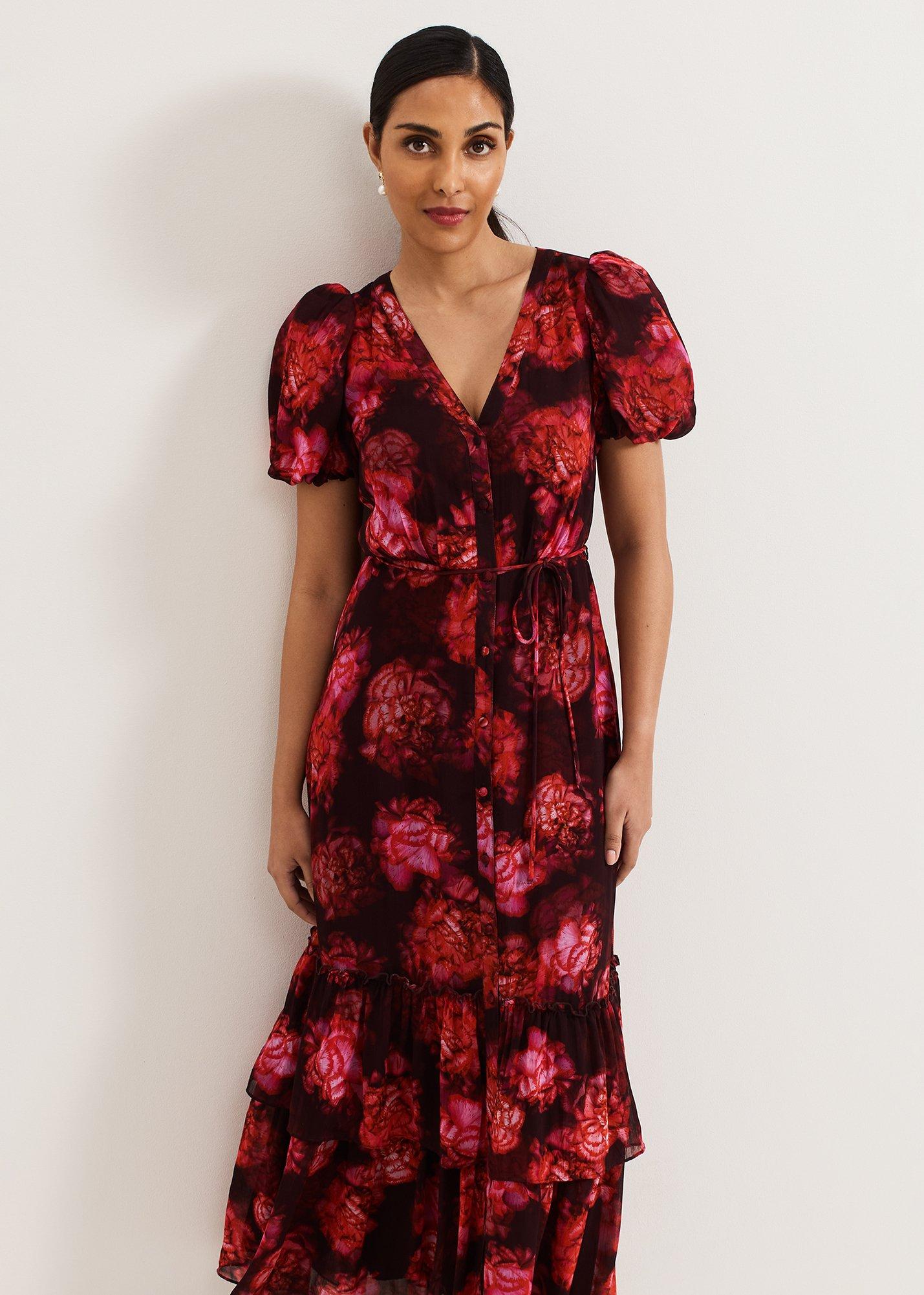 Petite Amaris Floral Sleeve Maxi Dress