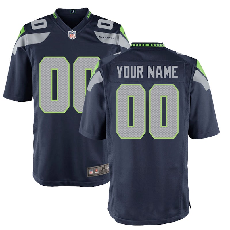 None  Fan Favorite SEA Seahawks High-Quality Jersey for NFL Fans