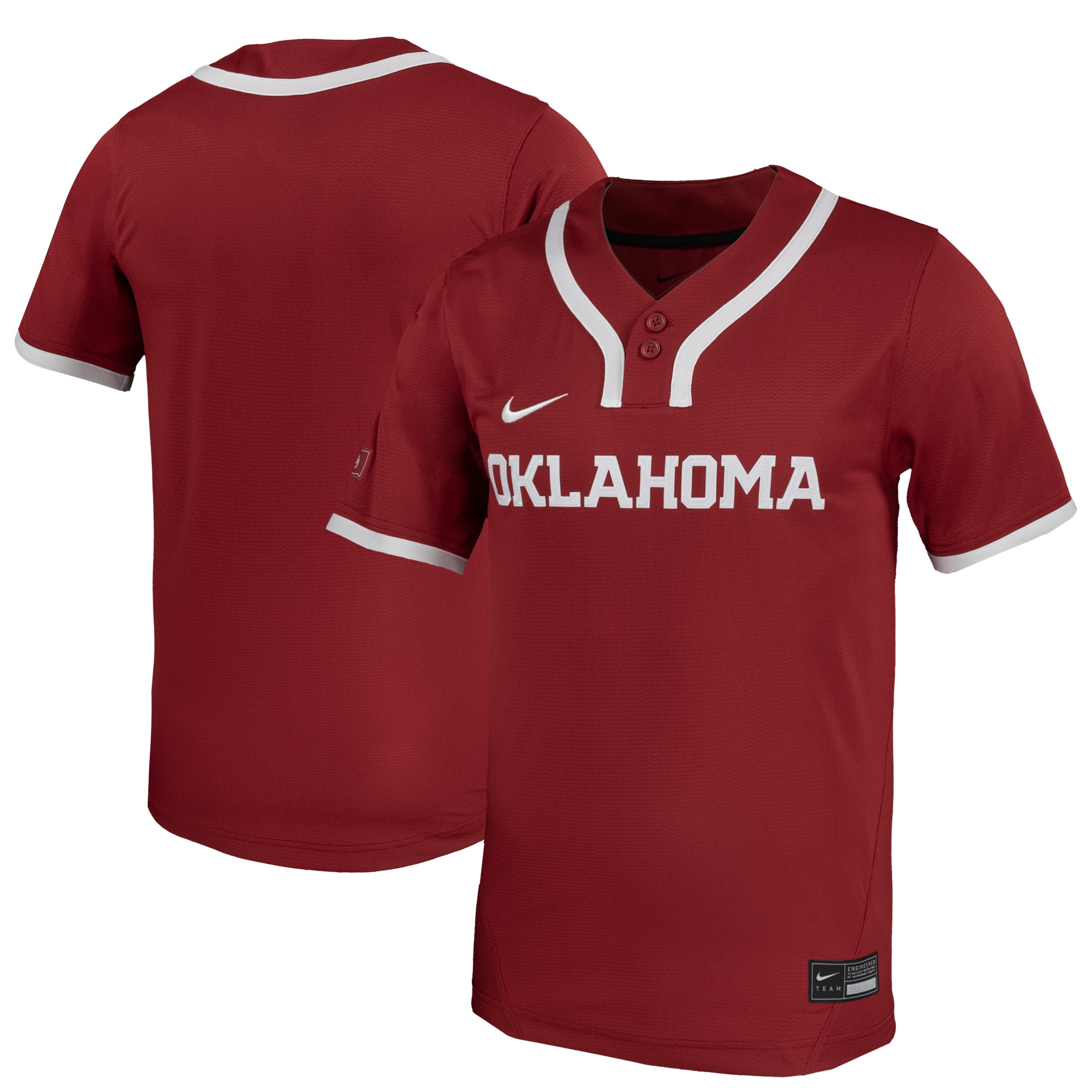 [NJP] Oklahoma Sooners Unisex Limited Softball Jersey - Crimson