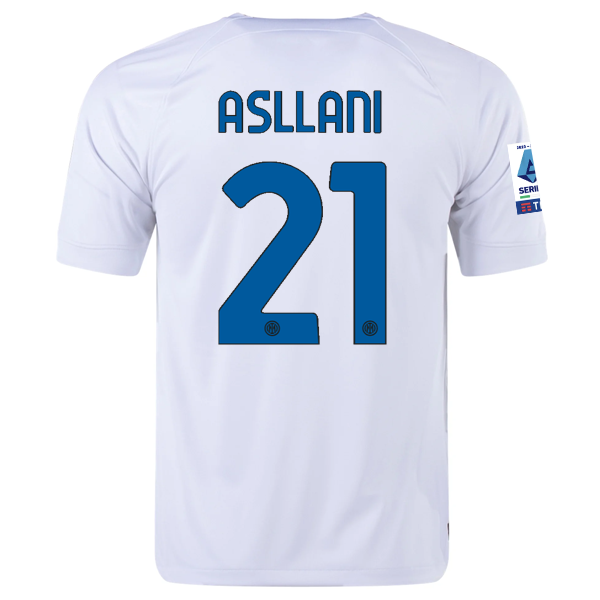 Inter Milan Asllani 2023-2024 UCL Away Jersey – Authentic Shirt