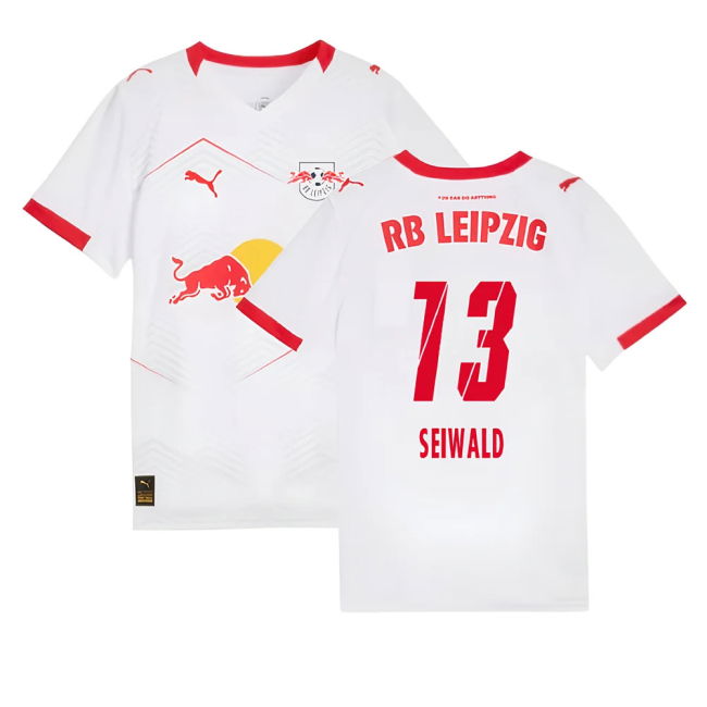 2025-2026 Red Bull Leipzig Home Shirt (Kids) (Seiwald 13)