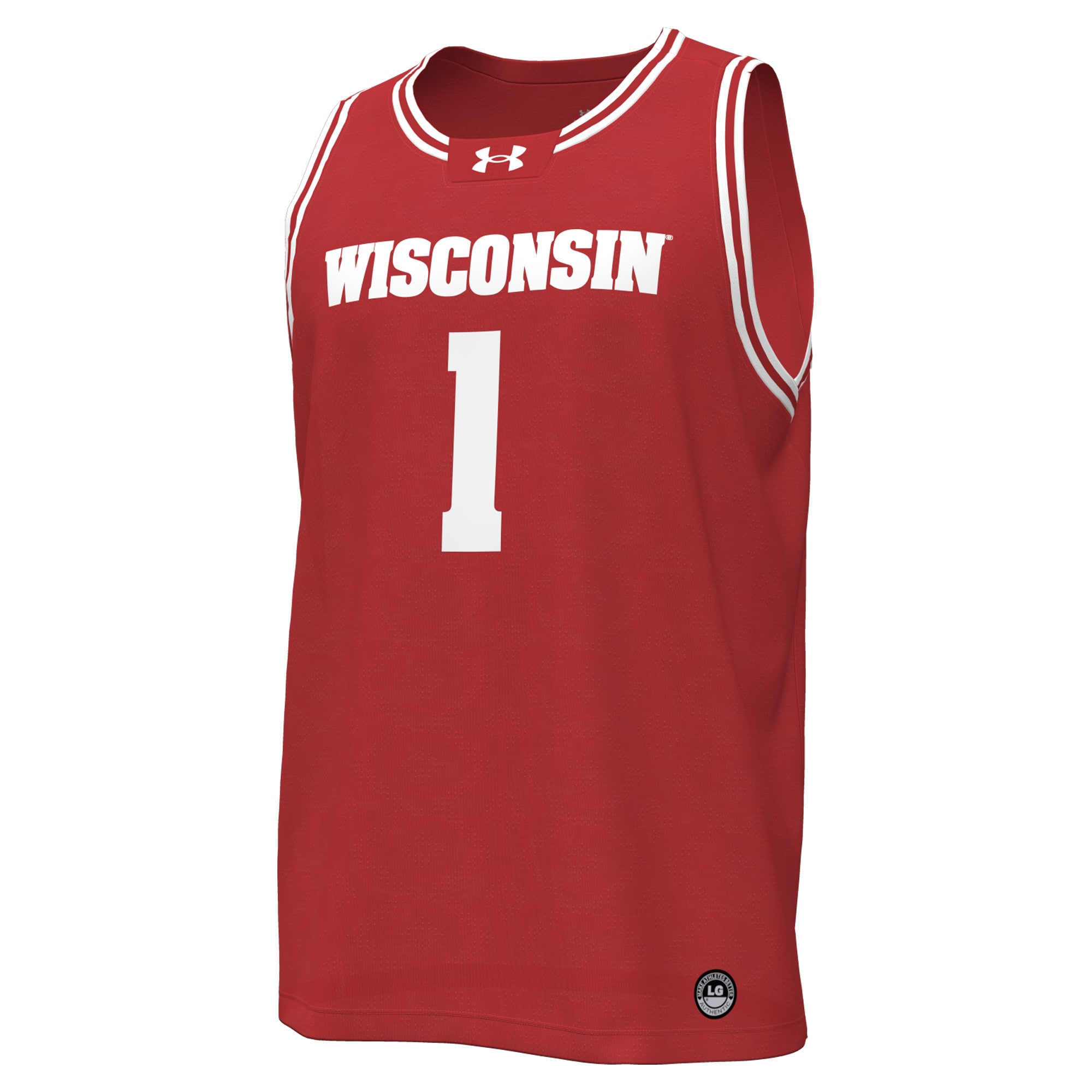 [DDG] Wisconsin Badgers Replica Basketball Jersey - Red