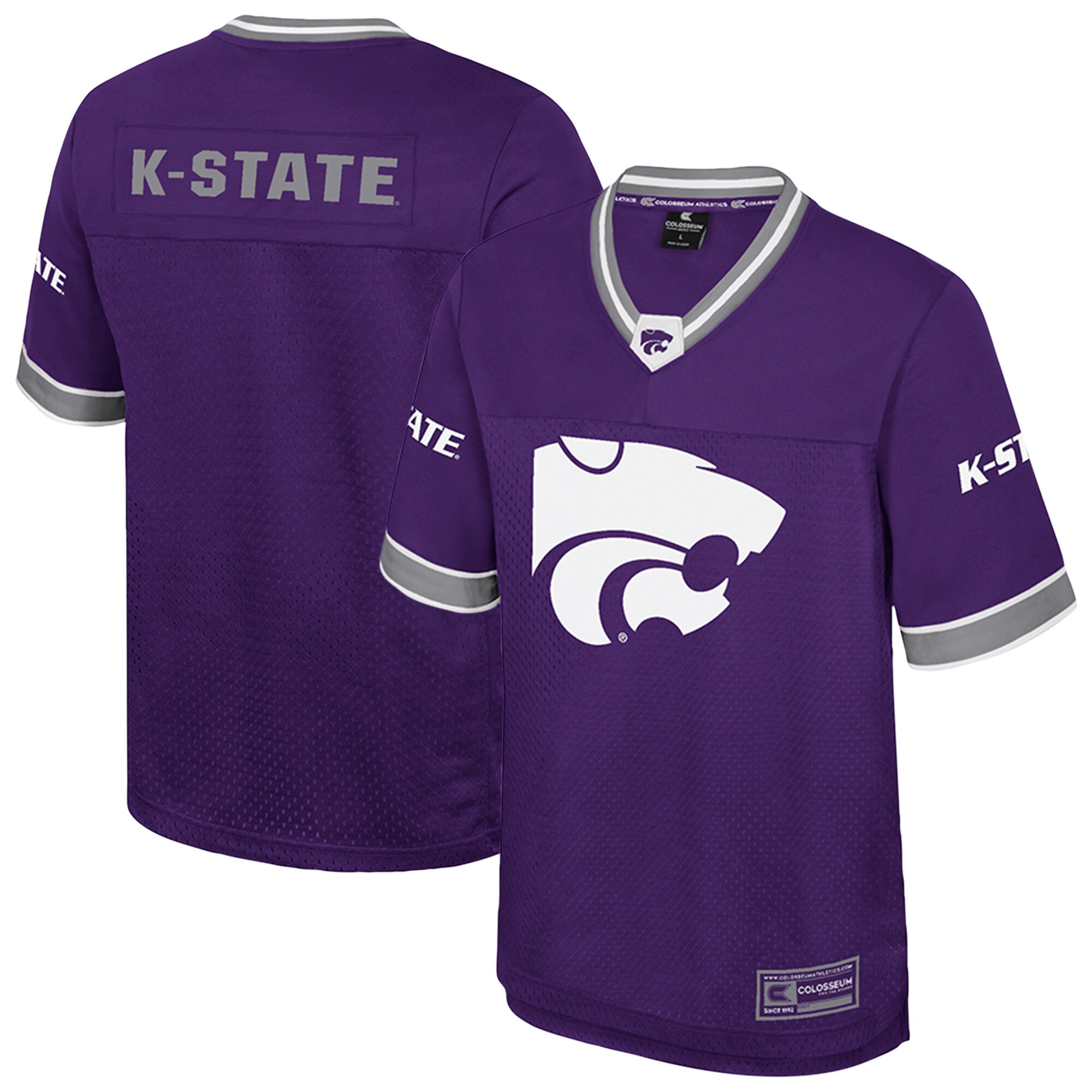 [DDG] Kansas State Wildcats Colosseum Nothing But The Hits Football Jersey - Purple