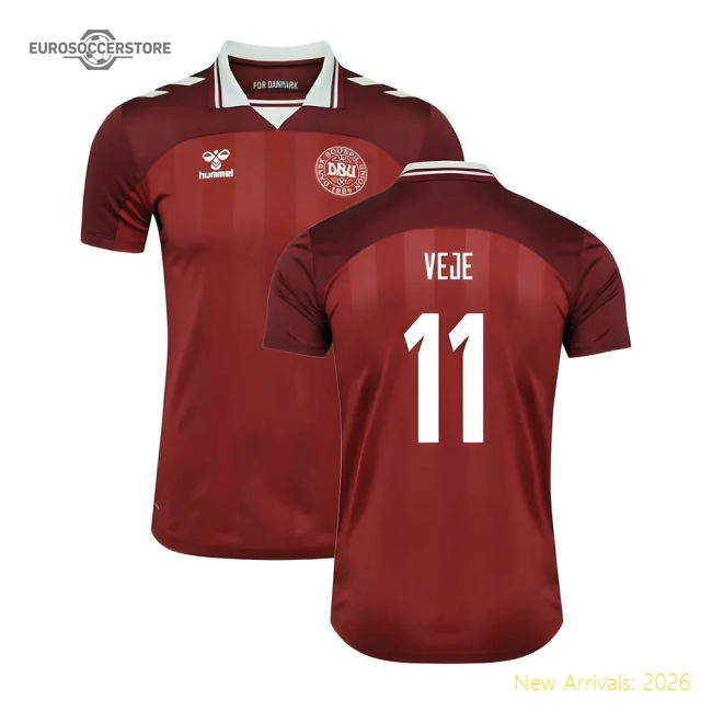 Denmark 2025-2026 Authentic Home Shirt (den) Breathability