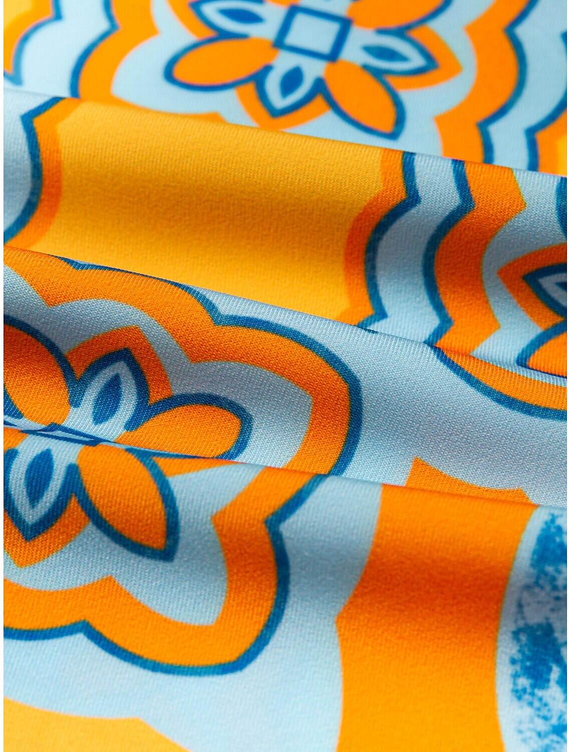 Satin Boho Double Slit Crew Neck Sleeveless Tank Top