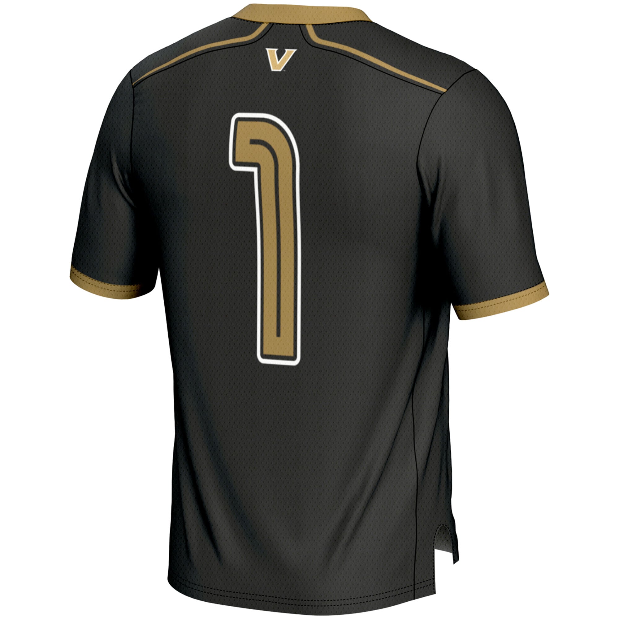 [NJP] Vanderbilt Commodores GameDay Greats Lightweight Men's Lacrosse Jersey - Black