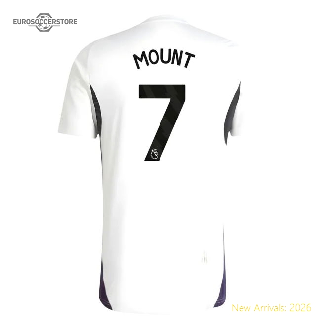 2025-2026 Man Utd Training Jersey (White) (Mount 7)