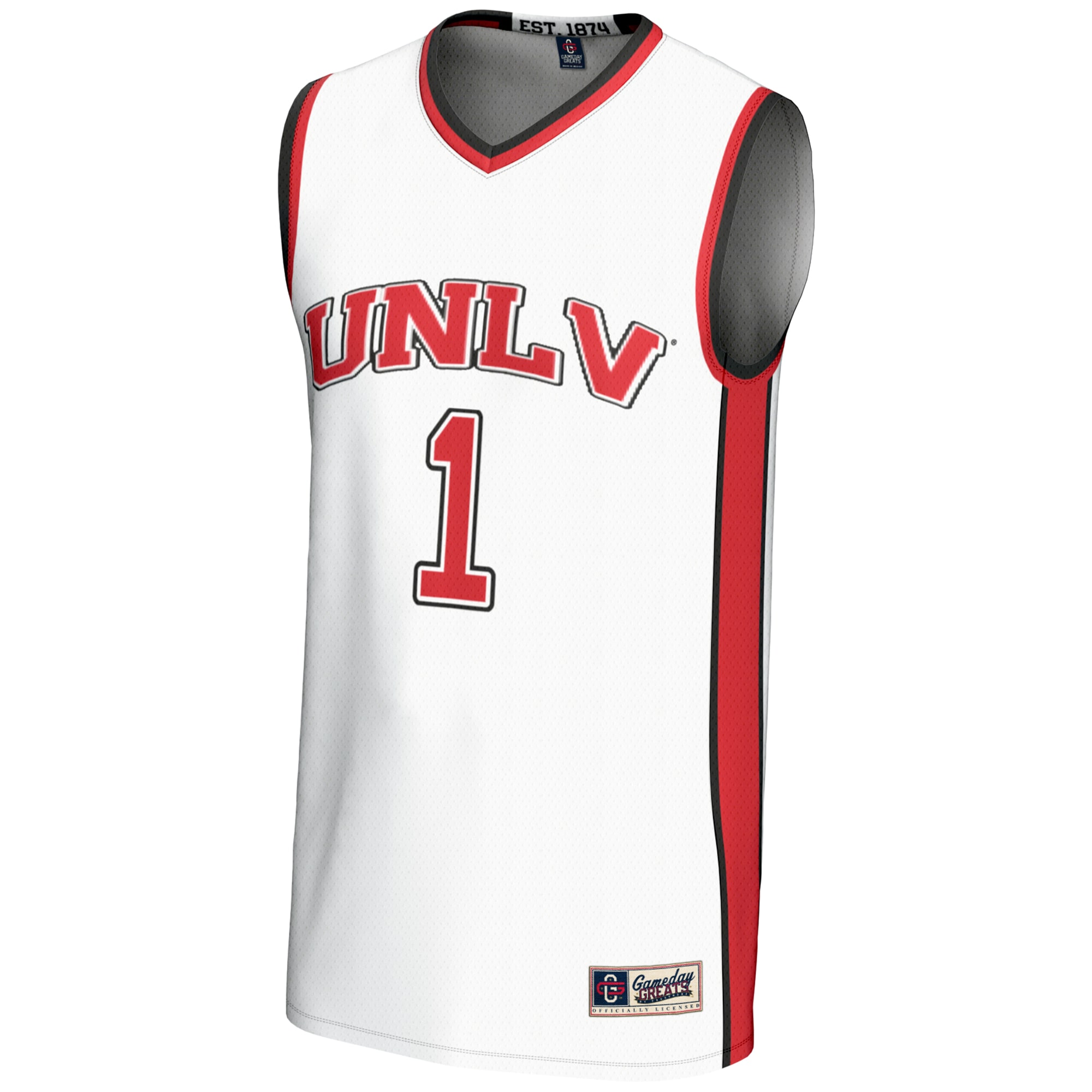 [NJP] UNLV Rebels GameDay Greats Youth Lightweight Basketball Jersey - White