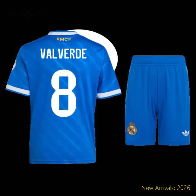 Football Team Valverde High-quality Mini Jersey Climacool Easy-care