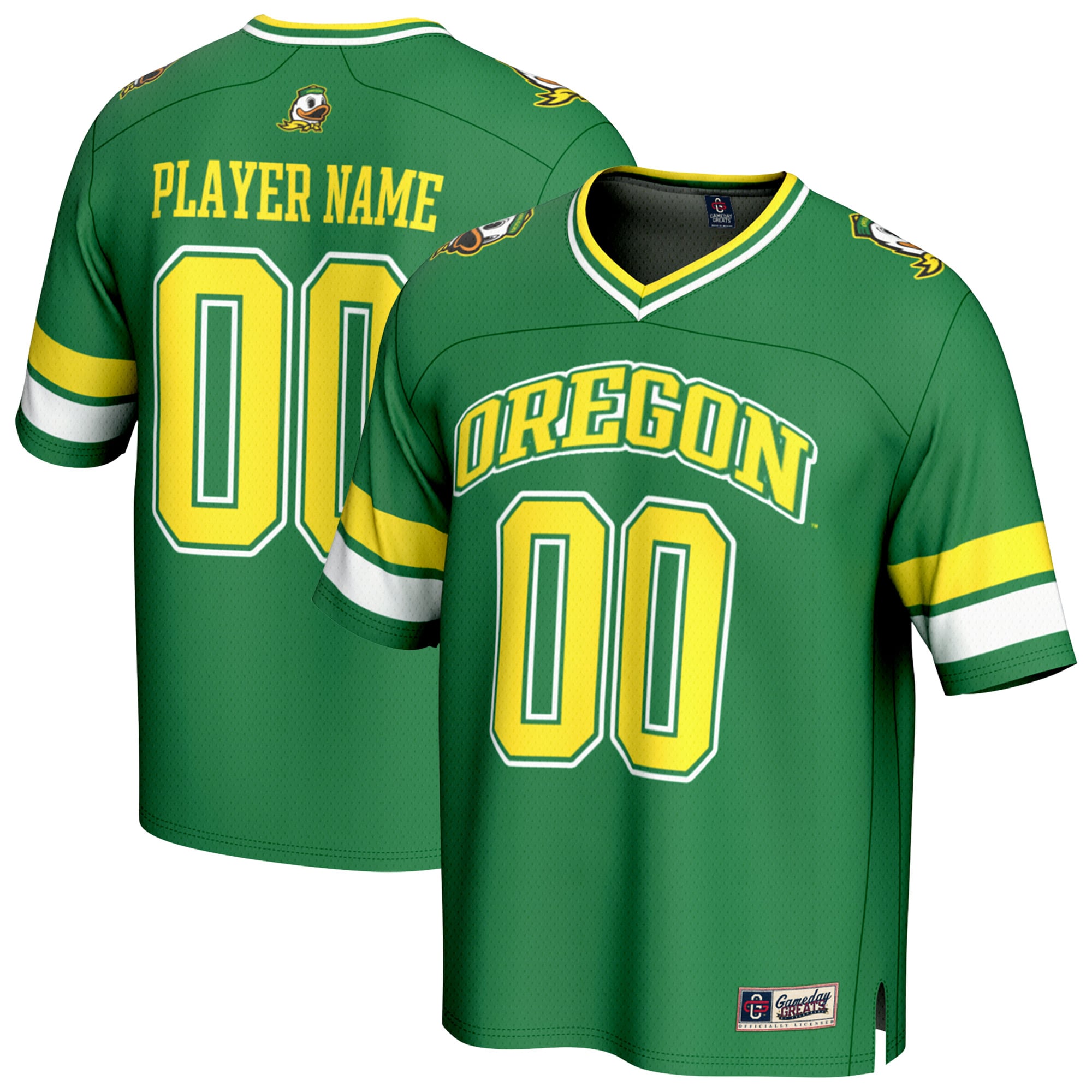 Oregon Ducks GameDay Greats Unisex NIL Pick-A-Player Football Fashion 2026 Season Football Jersey - Green