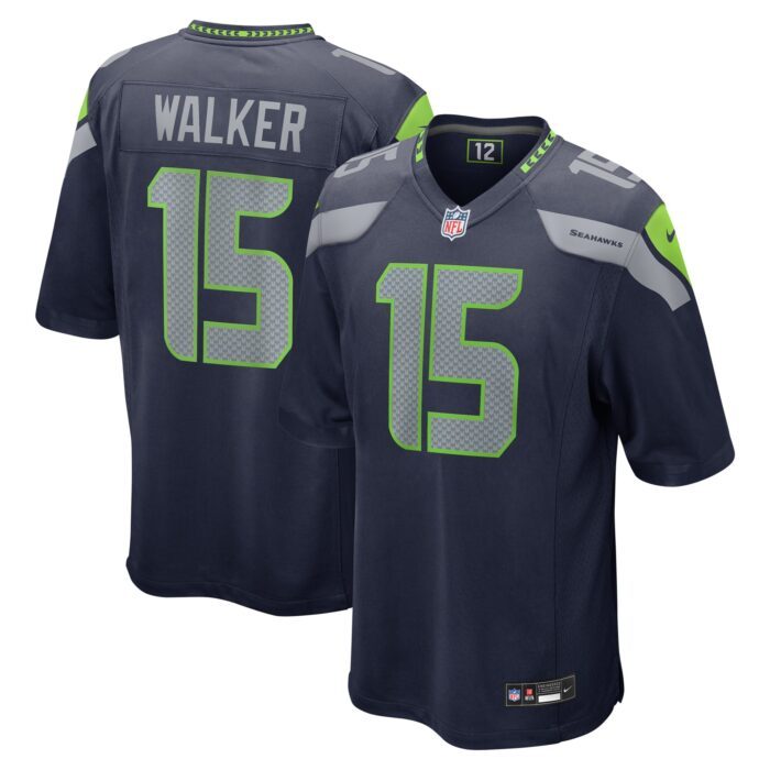 Men's Seattle Seahawks P.J. Walker Nike College Navy Game ...