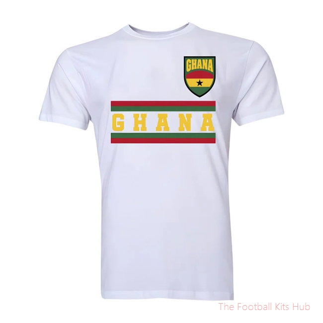Ghana Core Football Country T-Shirt (White)