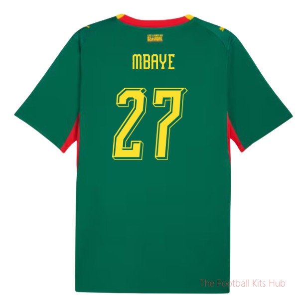 [SJH] 2026/27 Senegal Away Shirt (Mbaye 27)