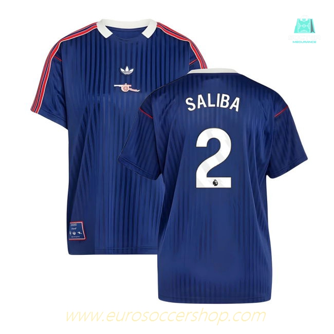 Arsenal Terrace Icons Shirt (Navy) (Saliba 2)