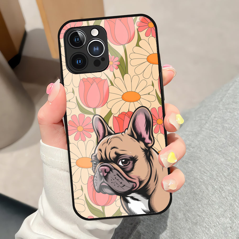 Breed-specific Ace - Non-slip Iphone & Samsung Glass Case Winter Wear