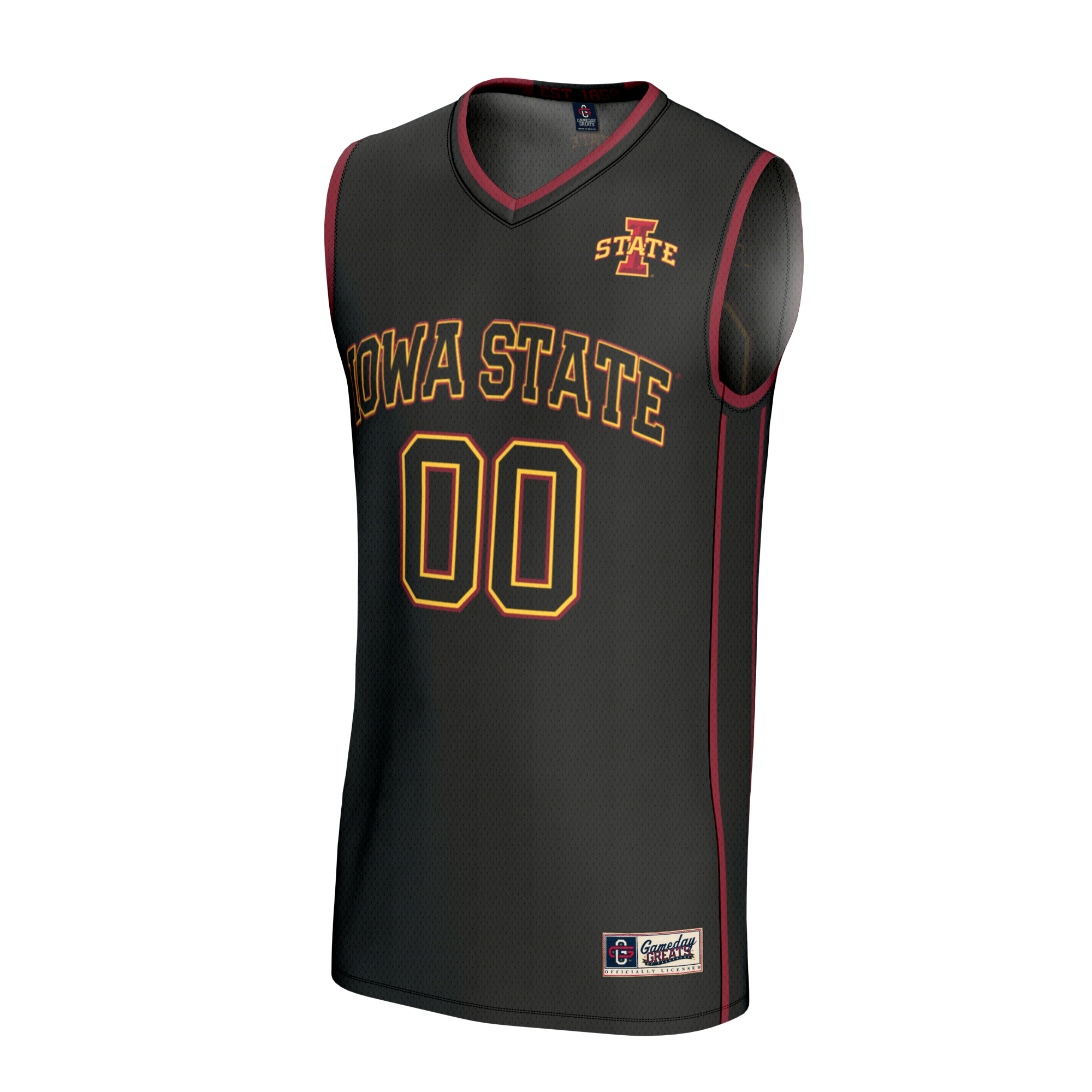 [DDG] Iowa State Cyclones GameDay Greats Youth Lightweight Collegiate Men's Basketball NIL Pick-A-Player Fashion Jersey - Black