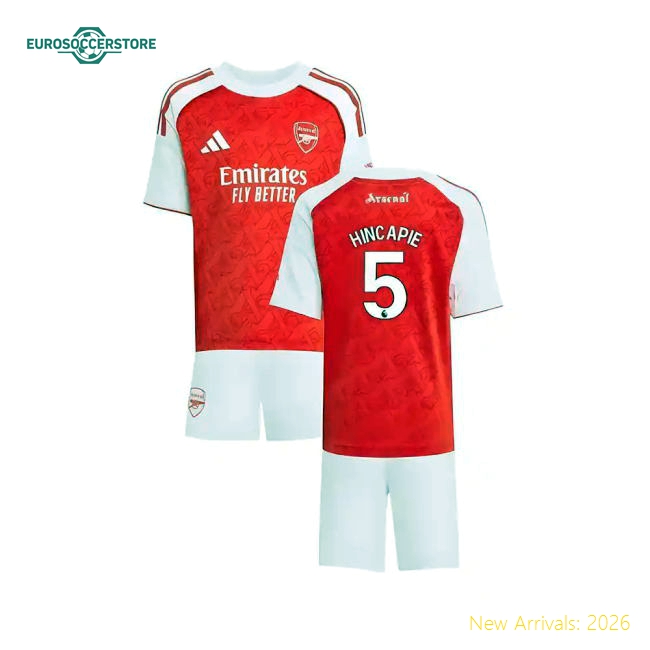 Non-toxic Arsenal Mini Hincapie Jersey 2025-2026 Breathable
