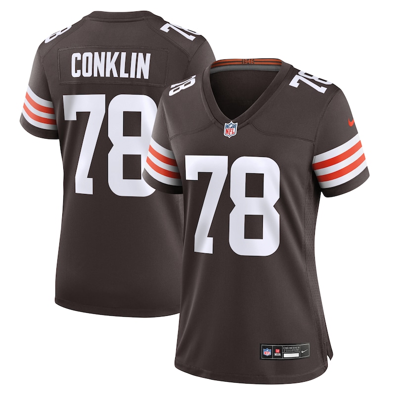 None Jack Conklin Cleveland Browns NFL Team Game Jersey Football Appar