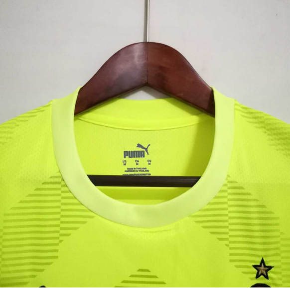 Official AC Milan 2223 Green Goalkeeper Soccer Jersey Football Shirt