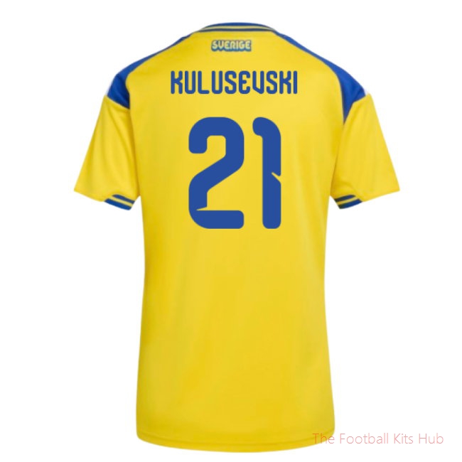 2026-2027 Sweden Home Shirt (Womens) (Kulusevski 21)
