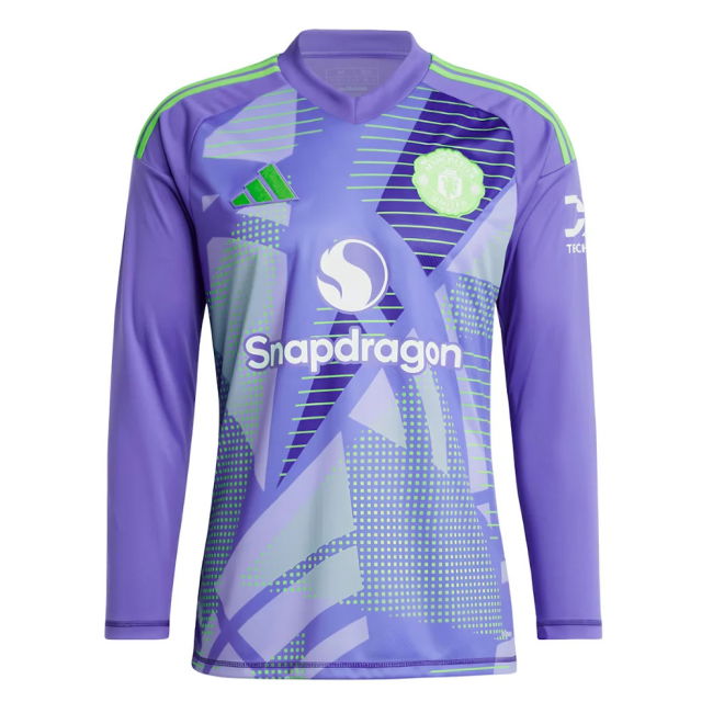 Women's 2024-2025 Man Utd Home LS Goalkeeper Shirt (Purple) (Onana 24)