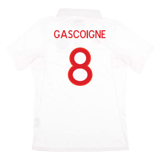 England 2010-12 Home Shirt ((Very Good) M) (Gascoigne 8)