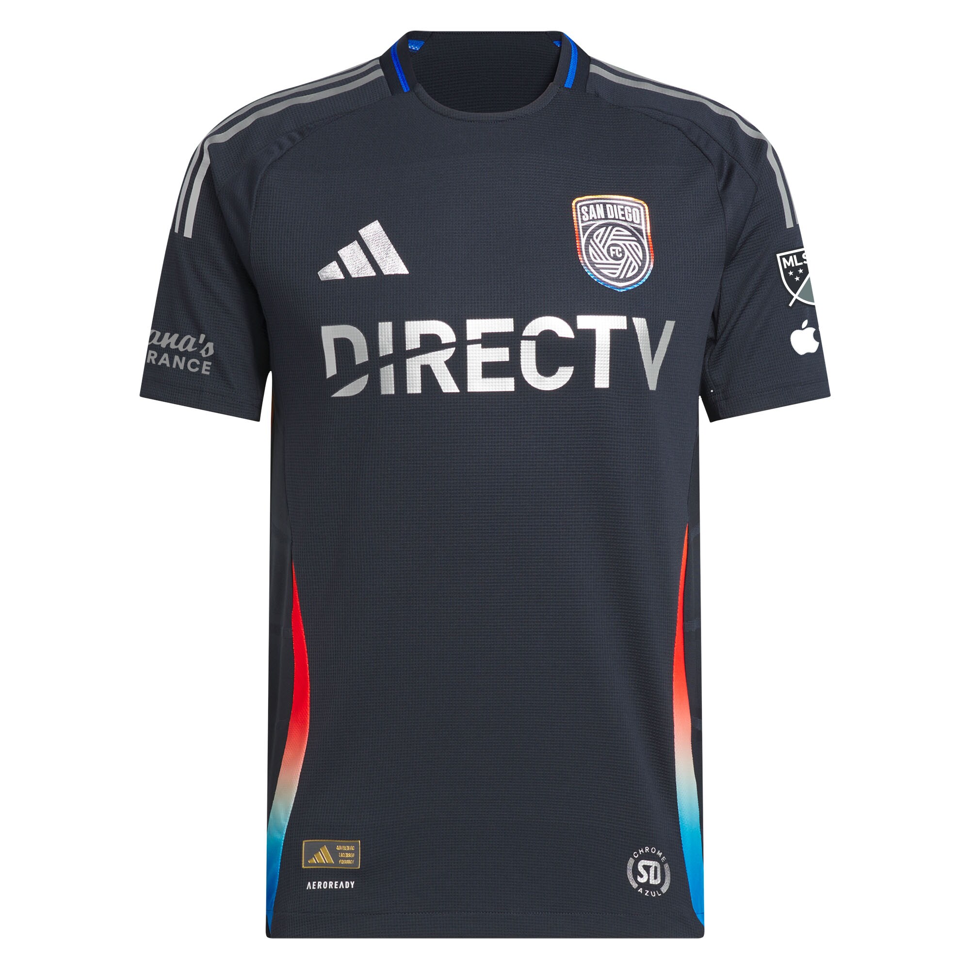 [JED] Luca Bombino San Diego FC 2025 State of Flow On-Field Authentic Jersey - Navy