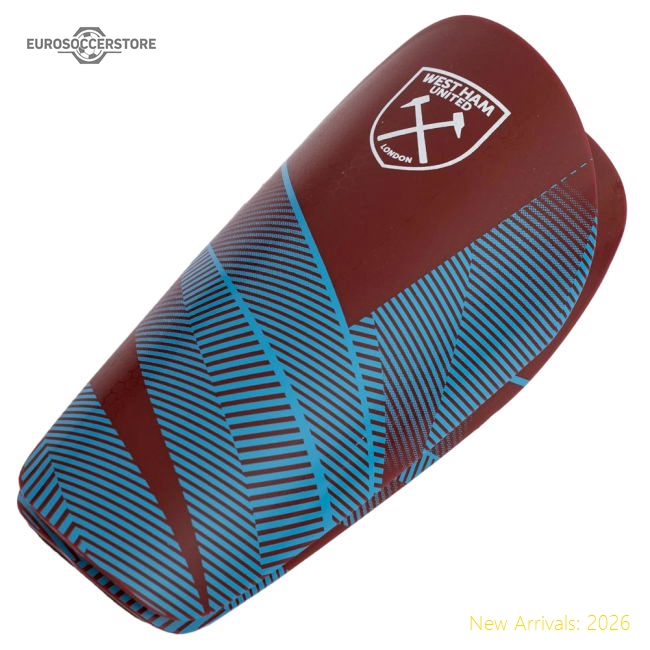 West Ham United Fc Fuse Shin Pads Youths - Collectors Item